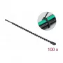 Perlen-Kabelbinder DeLOCK 19566 L 100 x B 2,4 mm schwarz 100 Stück