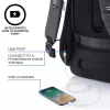 Rucksack XDDESIGN Bobby Hero Small, diebstahlsicher, 11,5 L, Tablet bis 12,9 Zoll, PET/Schaumstoff, schwarz