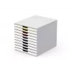 Ablagebox Durable VARICOLOR Mix 10 Kunststoff Mehrfarbig Weiß 763027