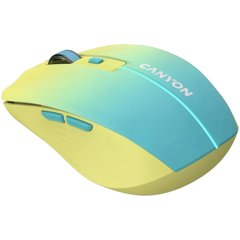 CANYON Maus MW-44 Wireless Charge Gelb Blau
