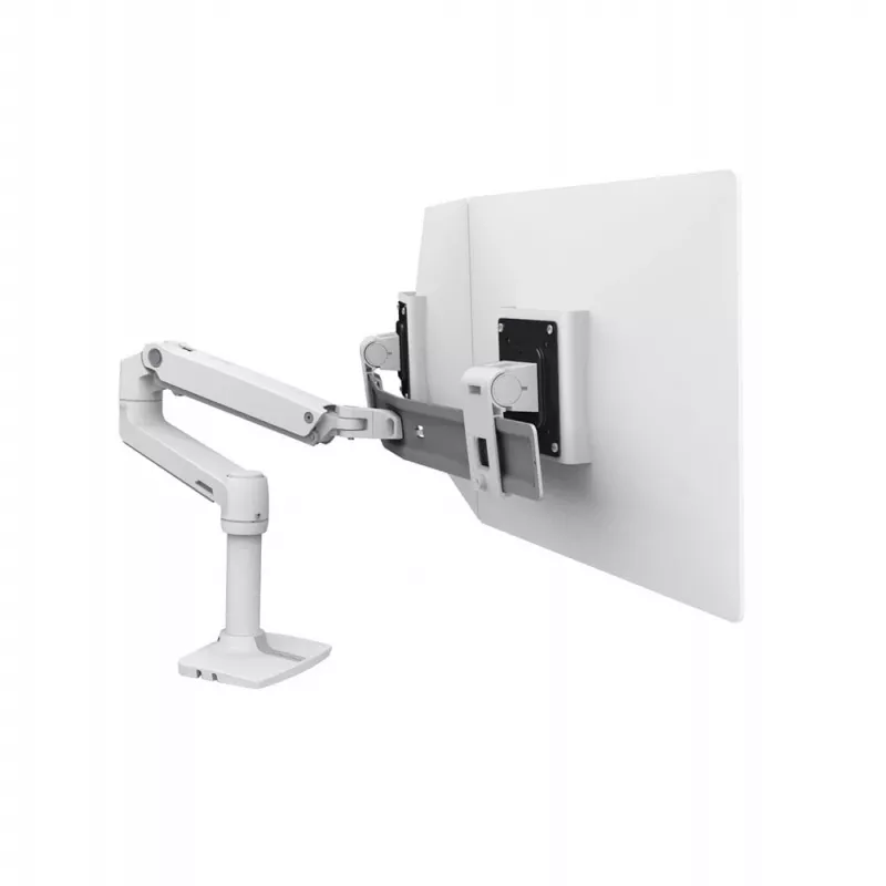 Tischhalterung Ergotron LX Series Dual Direct Arm 63,5 cm (25 Zoll) Weiß
