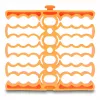 Kabelhalter DeLOCK 66255 orange 24 Kabeleinführungen