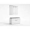 Oberschrank für den Eingangsbereich e shop GAR OPAL BIEL — Weiß, 1 Drehtür