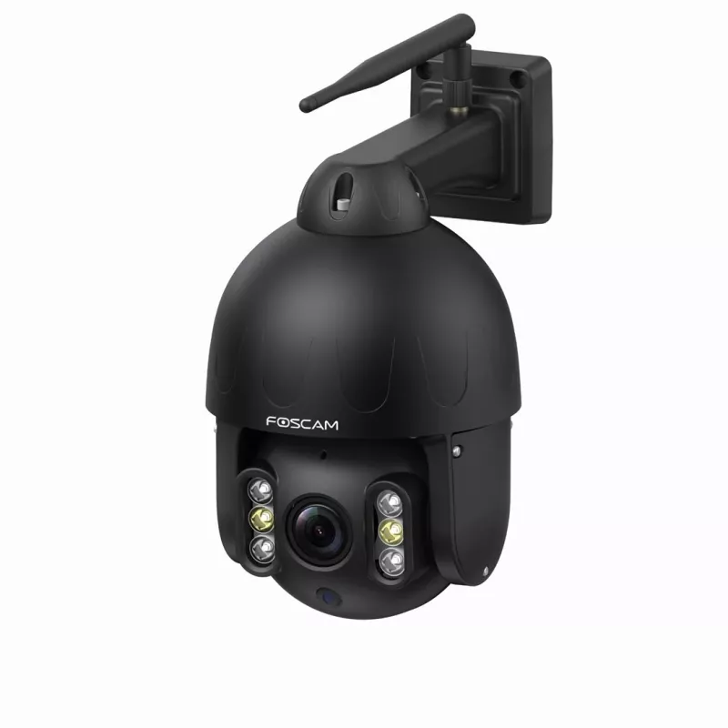 IP-Dome-Überwachungskamera Foscam SD8P 8 MP, 4K 3840 x 2160, 4-fach optischer Zoom, PTZ, IR 50 m, Wi‑Fi, MicroSD bis zu 256 GB