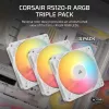 Lüfter CORSAIR RS120-R 120mm Weiß ARGB 25mm Dicke