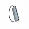 Dicota USB-C 8-in-1 Multi Hub 4K PD 100W silber