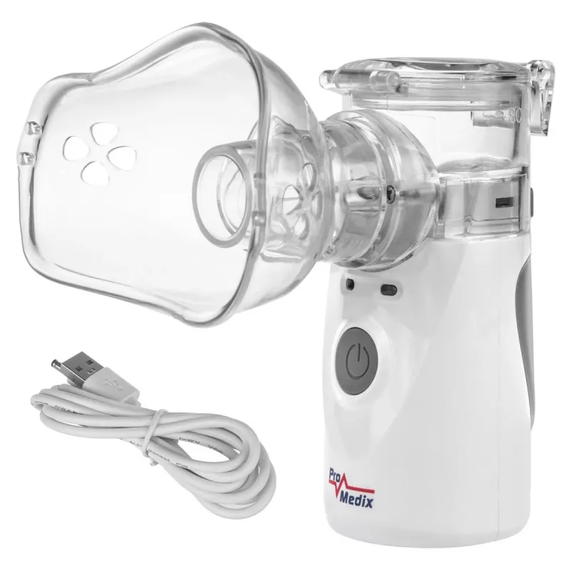 Tragbarer Mesh-Inhalator ProMedix PR-835 USB-Vernebler, batteriebetriebener tragbarer Vernebler