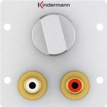 Steckdose 2 x RCA Kindermann 7444000518