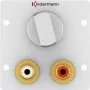 Steckdose 2 x RCA Kindermann 7444000518
