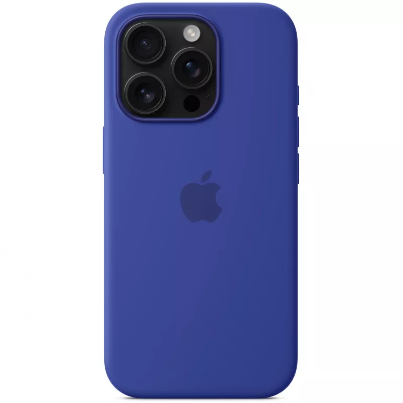 Silikon Hülle Apple iPhone 16 Pro MagSafe Ultramarin Hülle