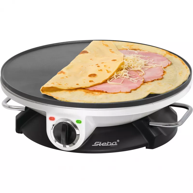 Steba CR 32 - Crêpe-Platte - 1,2 kW - Schwarz/Weiß