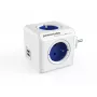 Allocacoc PowerCube Original USB (E) Steckdosenleiste 4 AC-Steckdosen Blau, Weiß
