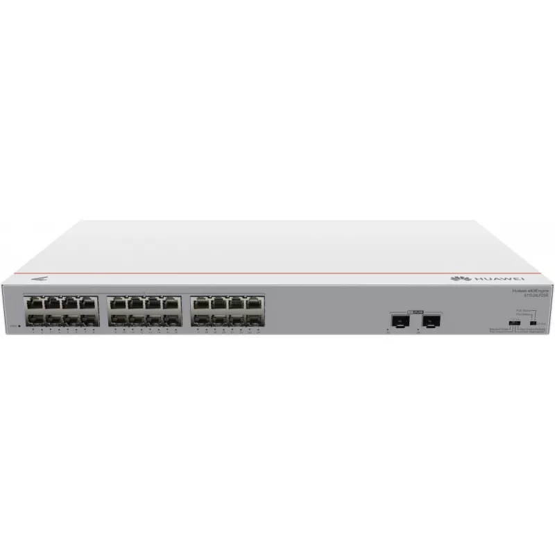 HUAWEI eKit S110 Serie S110-24LP2SR Unmanaged L2 Gigabit Ethernet (10/100/1000) Power over Ethernet (PoE) 1U Grau