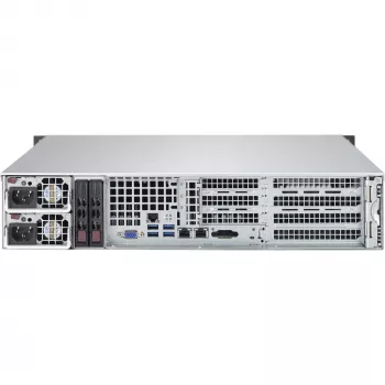 Super Micro Supermicro SC825M BTQC-R802WB - Rack - rack-mountable - 2U - verbessertes, erweitertes ATX - SATA/SAS - Hot-Swap 800 Watt - Schwarz (CSE-825MBTQC-R802WB)