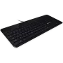 Kabelgebundene schlank-Tastatur CANYON HKB-5 mit EN/RU-Layout und LED-Hintergrundbeleuchtung, schwarz