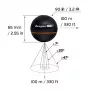 Tragbares Fischfinder Deeper Smart Sonar PRO+ 2 Sonar 675 kHz, 100 m Reichweite, 65×65×65 mm, Li‑Ion 950 mAh