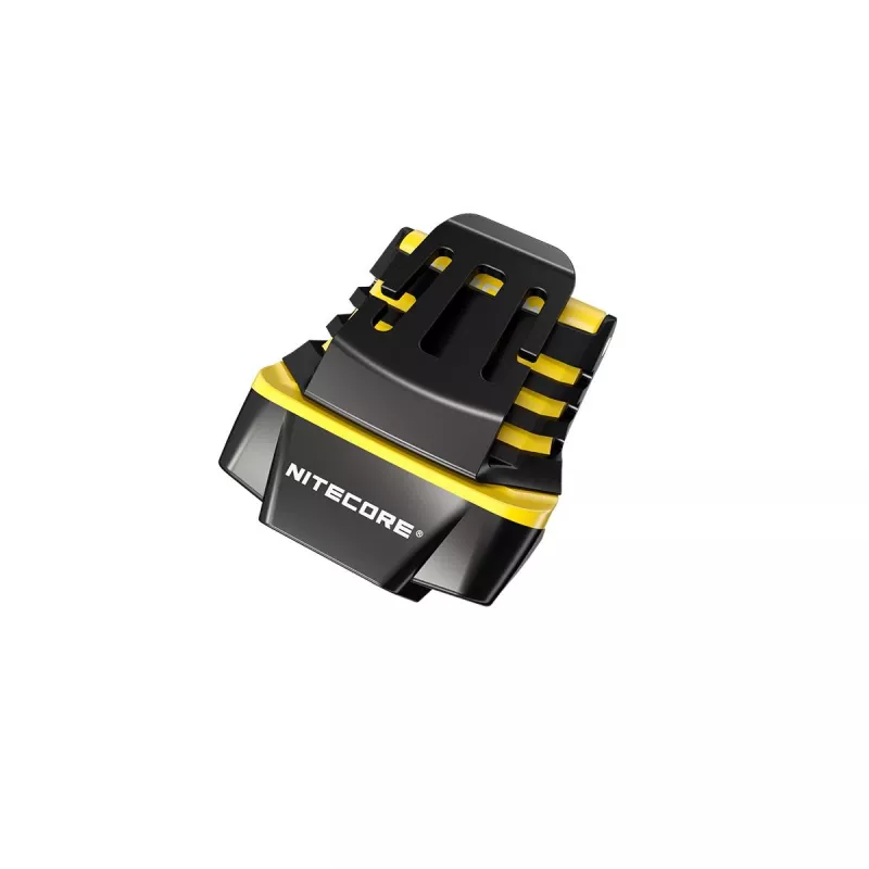 Kopflampe Nitecore NU11 — 150 lm, IPX5, USB wiederaufladbar, 41 g, gelb/schwarz