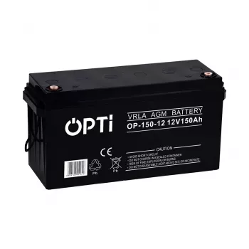 Agm Opti 12V 150 AH Vrla Batterie