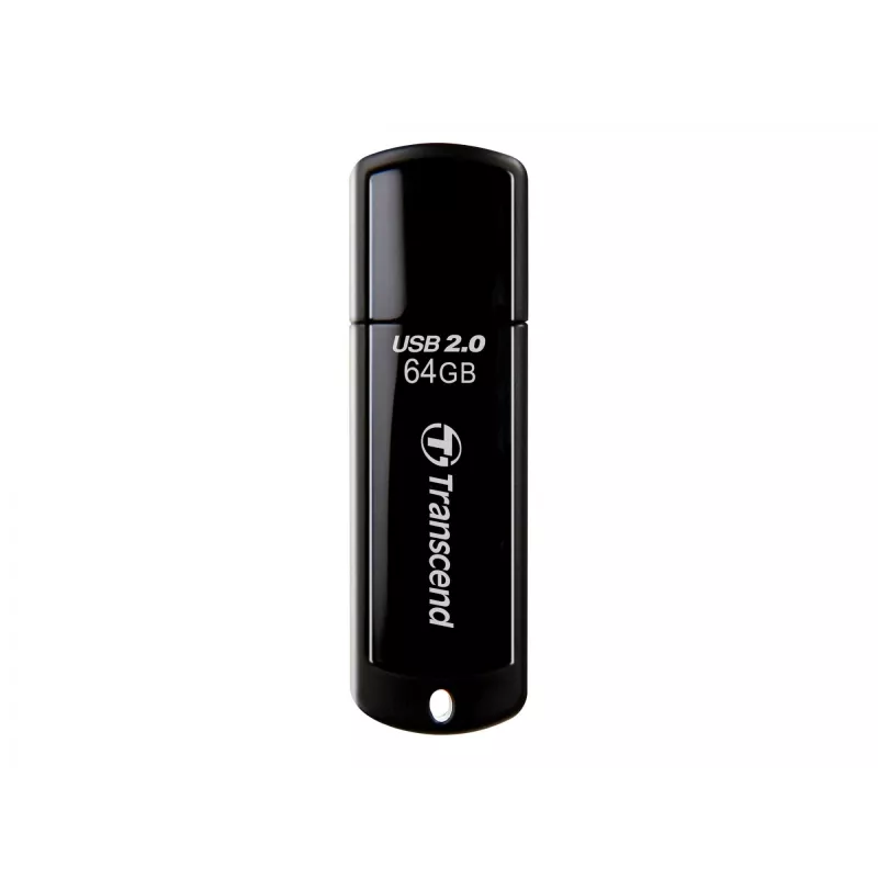 USB Flash Drive Transcend JetFlash 350 64GB, USB 2.0, Schwarz