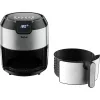 Tefal Easy Fry EY401D Single 4,2 L Stand-alone 1500 W Heißluftfritteuse Schwarz, Edelstahl