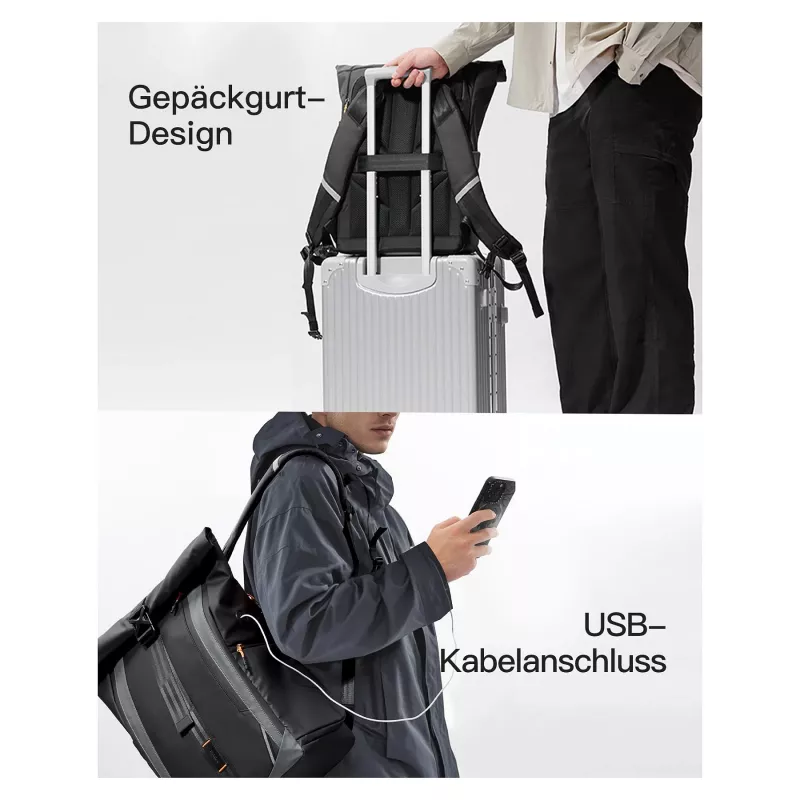 inateck Notebook-Rucksack 15,6 BP01009 schwarz 22-26,8 L
