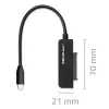 QOLTEC SATA-Adapter 52269 für 2,5-Zoll-Laufwerk auf USB-C, unterstützt bis zu 2 TB