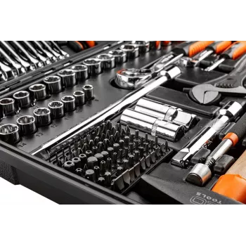 NEO tools 08-945 Steckschlüsselsatz 1/4 1/2 Zoll vielseitig langlebig