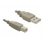 USB-Kabel DeLOCK 82215 1,8 m USB A USB B Grau
