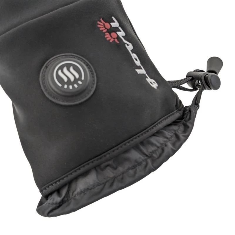 Handschuhe Glovii GLWM Polyester, Touchscreen, winddicht, wetterfest, gepolsterte Handfläche, rutschfest, Heizfunktion, S-M, schwarz