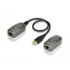 ATEN USB 2.0 Extender über Cat5e/6 (60 m), 31 mm, 63 mm, 21,9 mm, 170 g, 40 g, 20 g