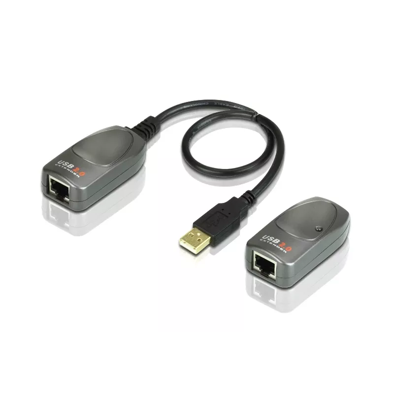 ATEN USB 2.0 Extender über Cat5e/6 (60 m), 31 mm, 63 mm, 21,9 mm, 170 g, 40 g, 20 g