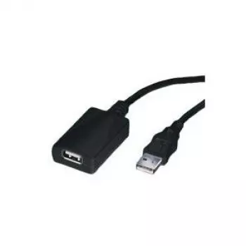 USB-Verlängerungskabel ROLINE 5m 1 Port Schwarz