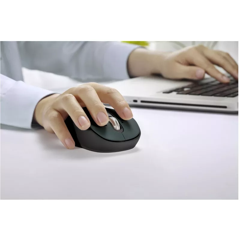 Kabelgebundene ergonomische Computermaus YENKEE YMS2010BK — kompaktes Design, kabelgebundene Verbindung