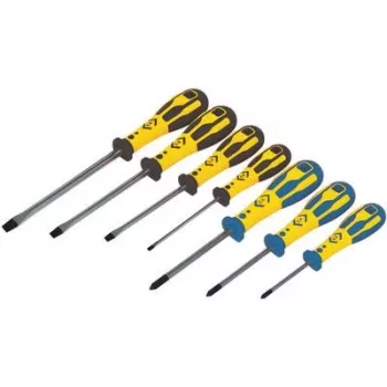 Schraubendreher-Set c.k tools T49163D, 7-teilig, verschiedene Größen, Handwerkzeug-Set