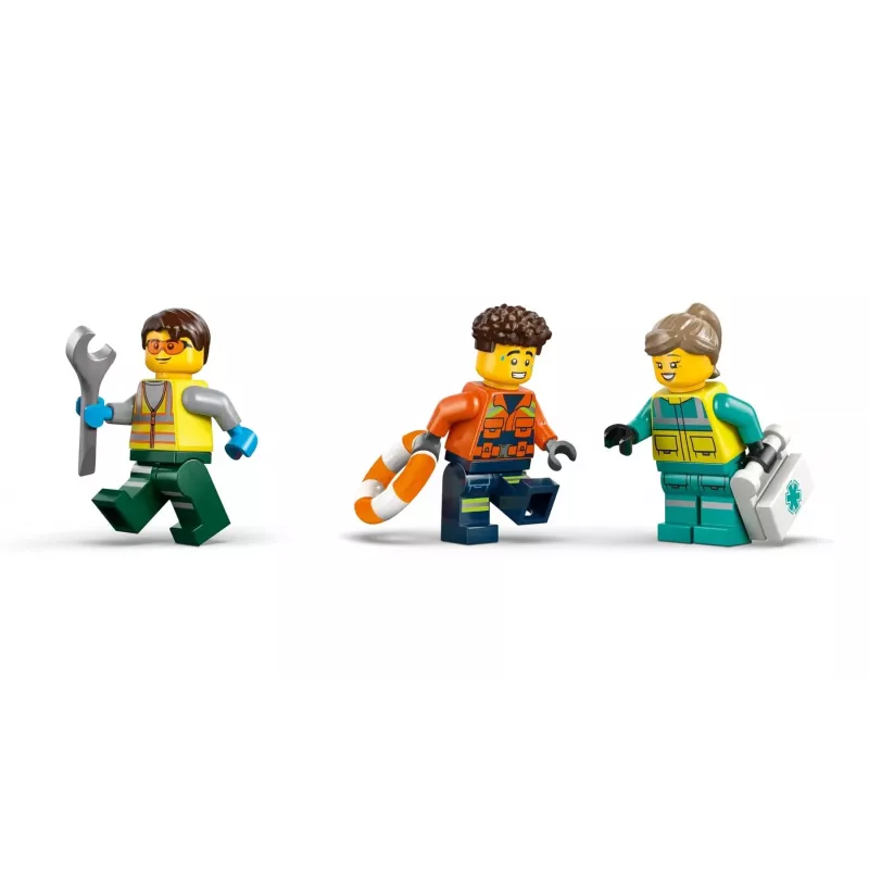 LEGO CITY 60505 Flugzeug, Service-LKW und Hovercraft