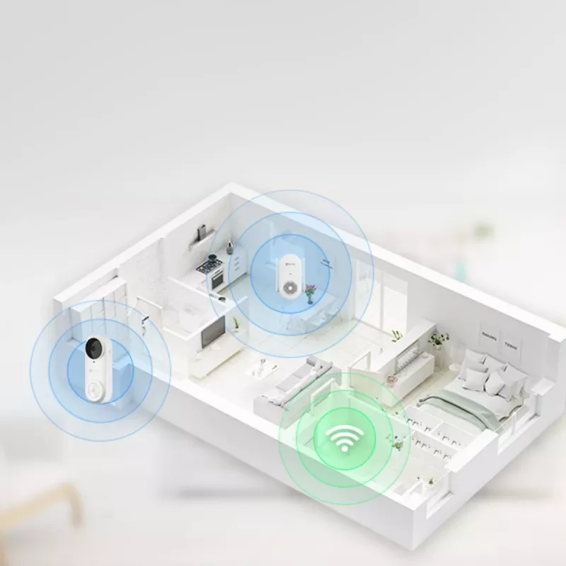 EZVIZ CH1 Smart Wi-Fi Chime for Batterie-powered video doorbells