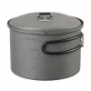 ESBIT PT1600HA Camping-Kochgeschirr-Topf 1,6 L Aluminium, Schwarz