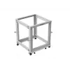 19 Zoll Open Rack LANBERG 12U, einstellbare Tiefe 600–1100 mm, grau