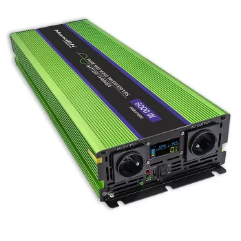 Auto-Wechselrichter Qoltec Monolith 6000 W Grün 12 V
