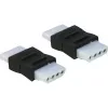 DeLOCK - Adapter für Stromanschluss - Interne Stromversorgung, 4-polig (W) - Interne Stromversorgung, 4-polig (W) (65045)