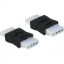 DeLOCK - Adapter für Stromanschluss - Interne Stromversorgung, 4-polig (W) - Interne Stromversorgung, 4-polig (W) (65045)