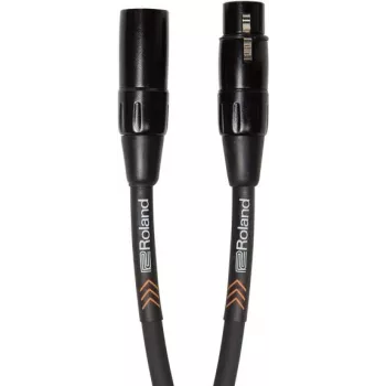 Mikrofonkabel Roland RMC-B20 — symmetrische hochwertige XLR-Stecker, 3-poliges symmetrisches Audiokabel