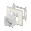 Steckdose DELOCK CEE 7/3 (Typ E) weiß, 250 V, 16 A, 4000 W