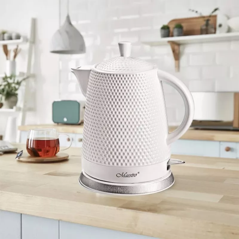 Elektrischer Wasserkocher Feel Maestro 1,5 L 1200 W Weiß