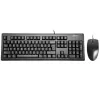 A4Tech KM-72620D - Tastatur-Maus-Set - USB - US - Schwarz