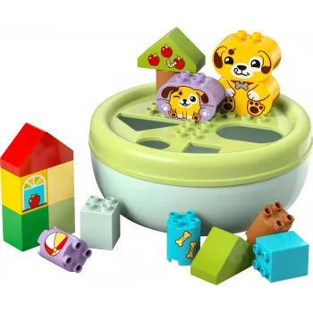 LEGO DUPLO Formensortierer Welpenhaus 10441, 17 Teile, für Kinder von 1½–5 Jahren
