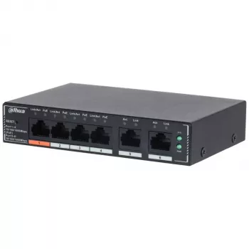 Dahua Technology SG4006P Netzwerk-Switch Managed L2 Gigabit Ethernet (10/100/1000) Power over Ethernet (PoE) Schwarz