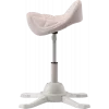 Up Up Toronto ergonomischer Balancesitz Weiß, Elfenbeinstoff, längere Gasfeder