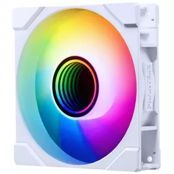 Phanteks M25 Gen2 120mm PWM ARGB Reverse-Blade-Lüfter - Weiß