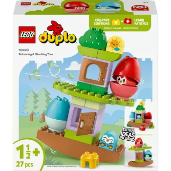 Bauspielzeug LEGO DUPLO Balancier- und Stapelbaum 10440 — 27 Teile, für Kinder ab 1,5 Jahren, große bunte Steine